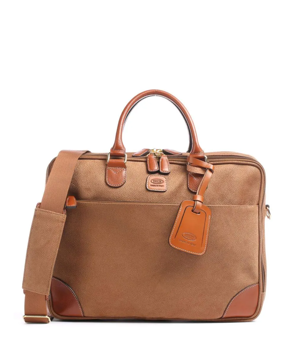 Life Briefcase 15″ fabric camel