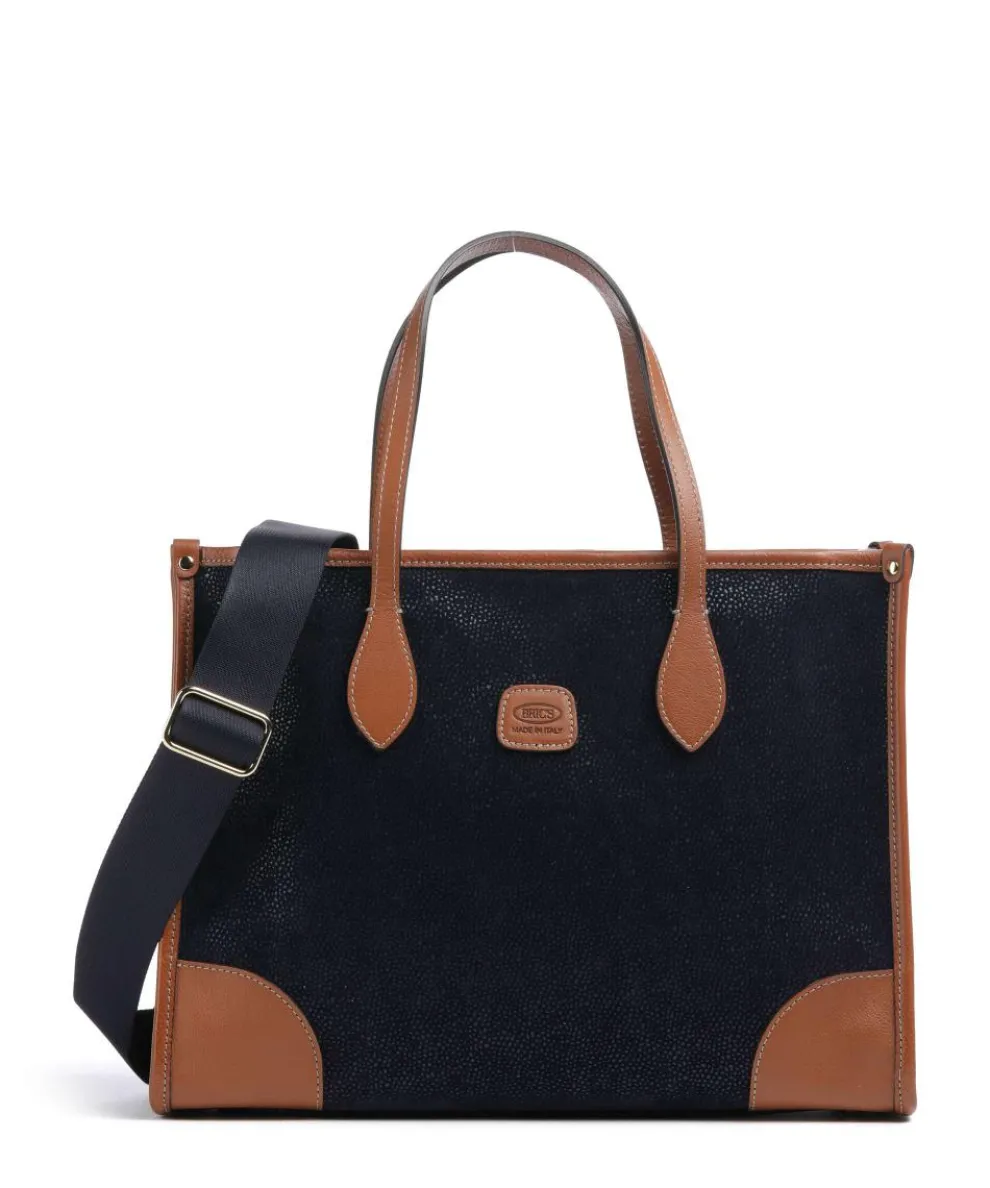 Life Tote bag 13″ imitation leather dark blue