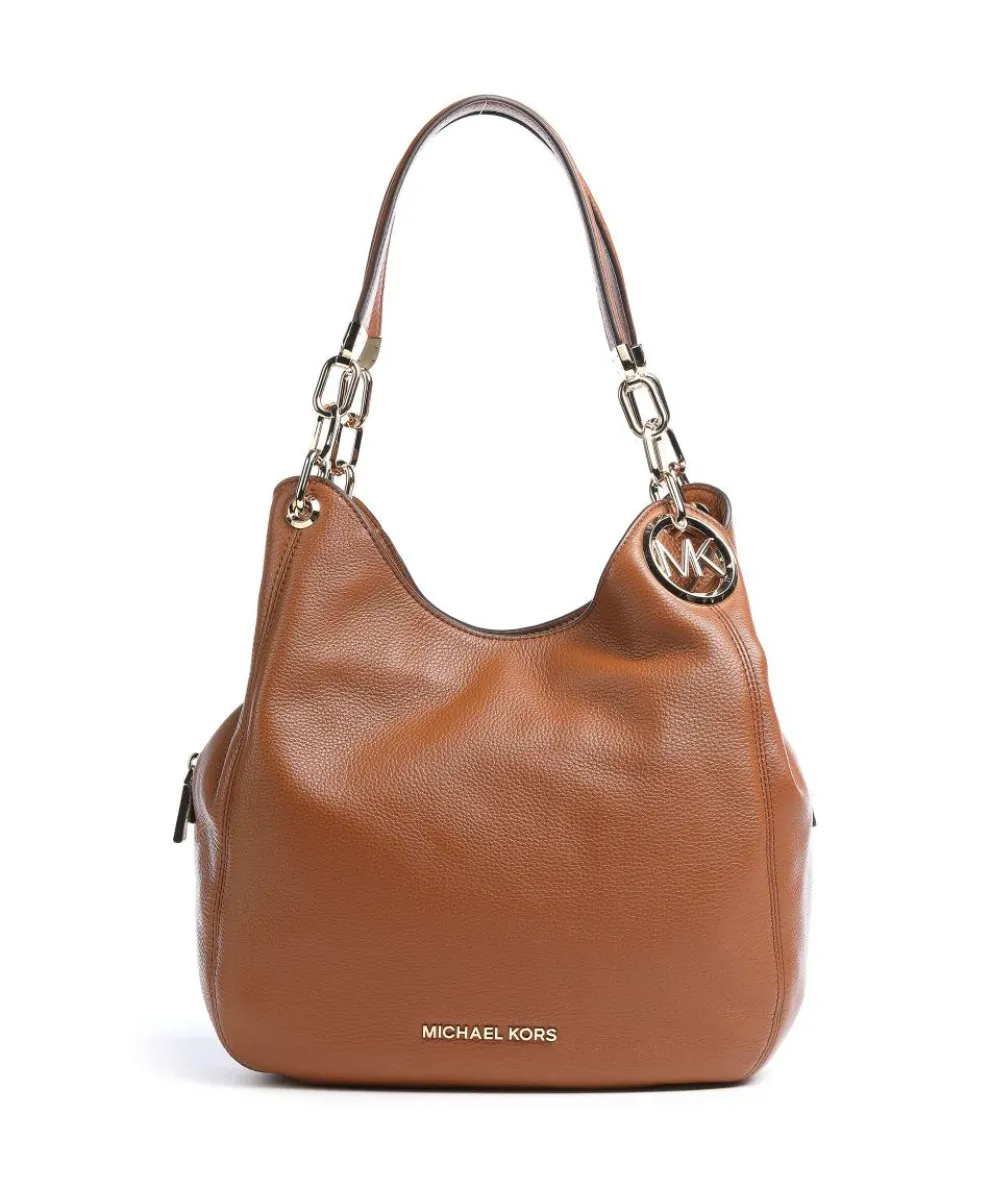 Lillie Hobo bag grained cow leather camel
