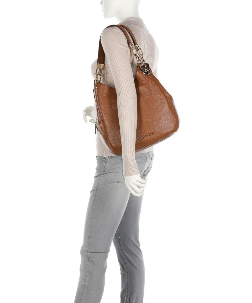 Lillie Hobo bag grained cow leather camel