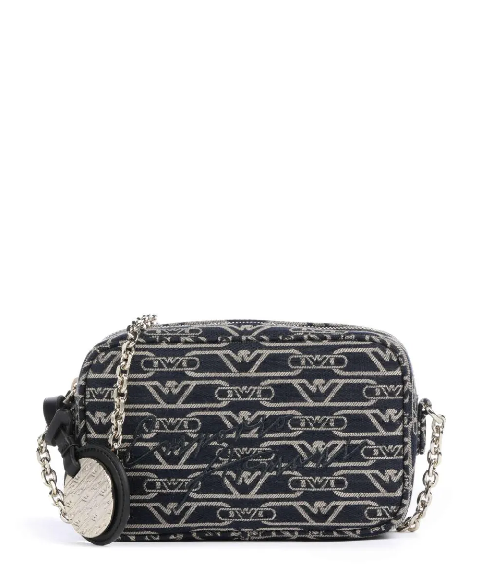 Lilly Crossbody bag canvas blue/beige