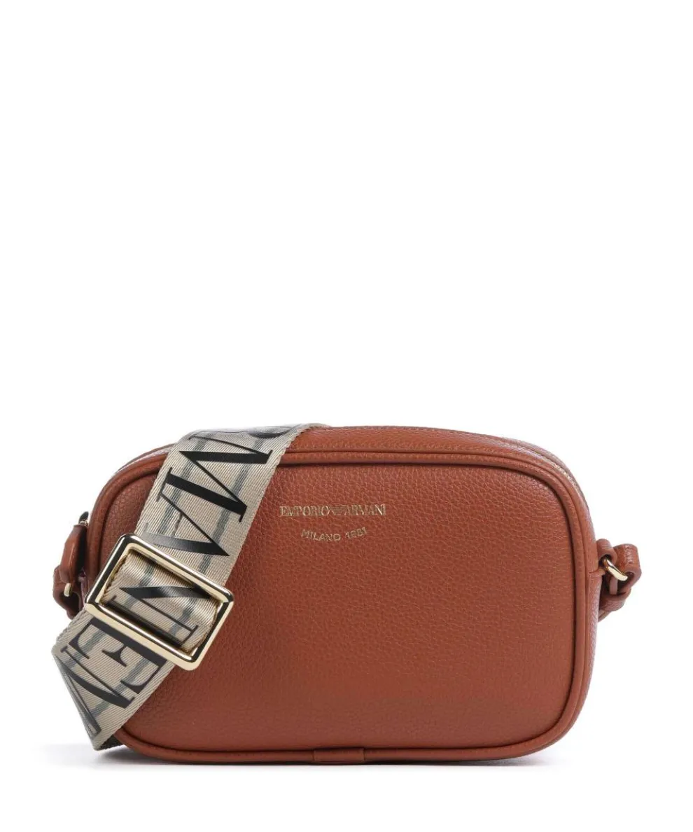 Lilly Crossbody bag imitation leather brown