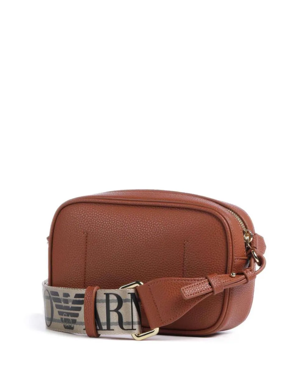Lilly Crossbody bag imitation leather brown