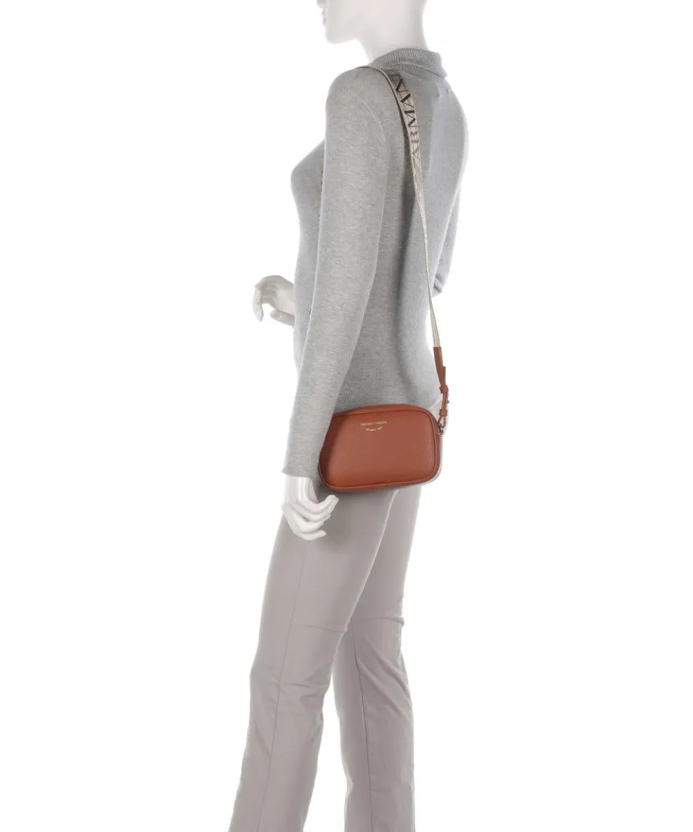 Lilly Crossbody bag imitation leather brown