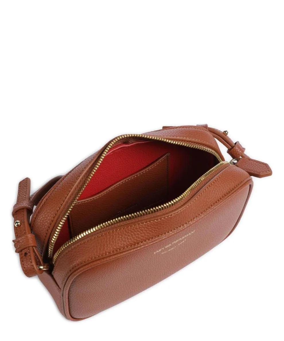 Lilly Crossbody bag imitation leather brown