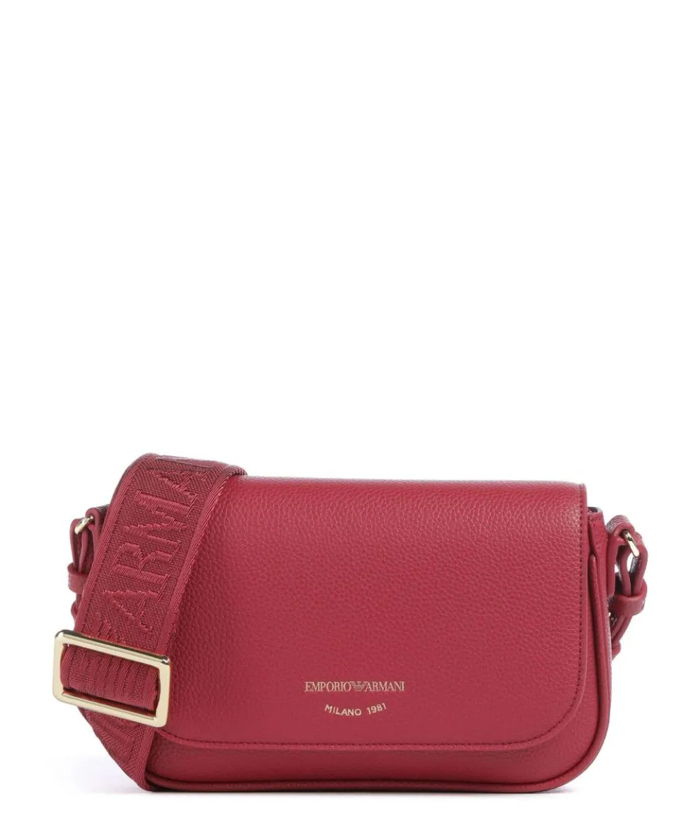 Lilly Crossbody bag imitation leather dark red