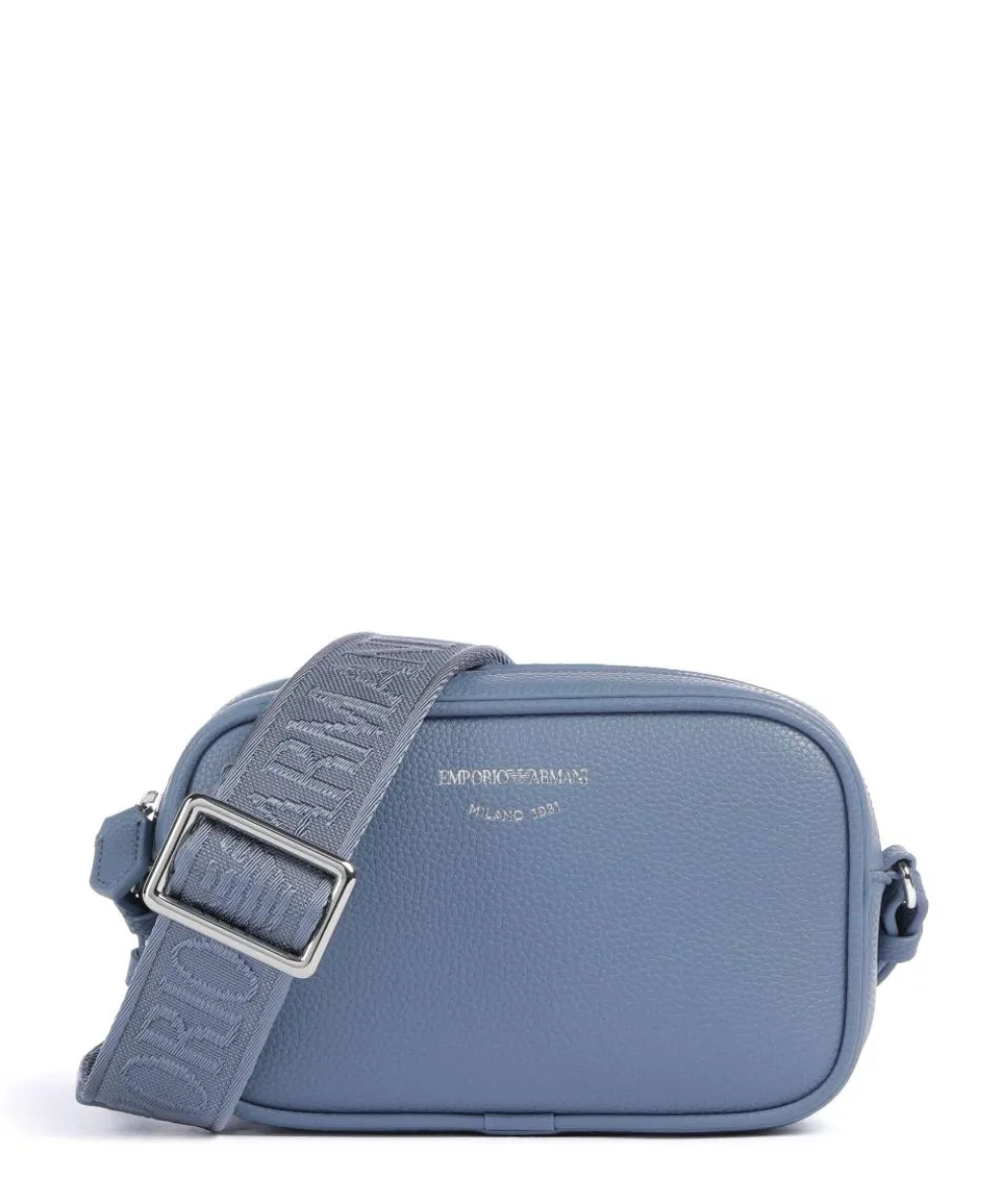 Lilly Crossbody bag imitation leather blue-grey