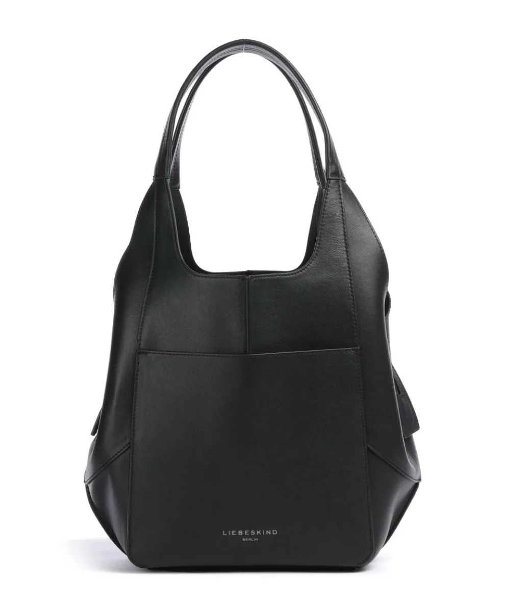 Lilly Soft Nappa Hobo bag nappa leather black