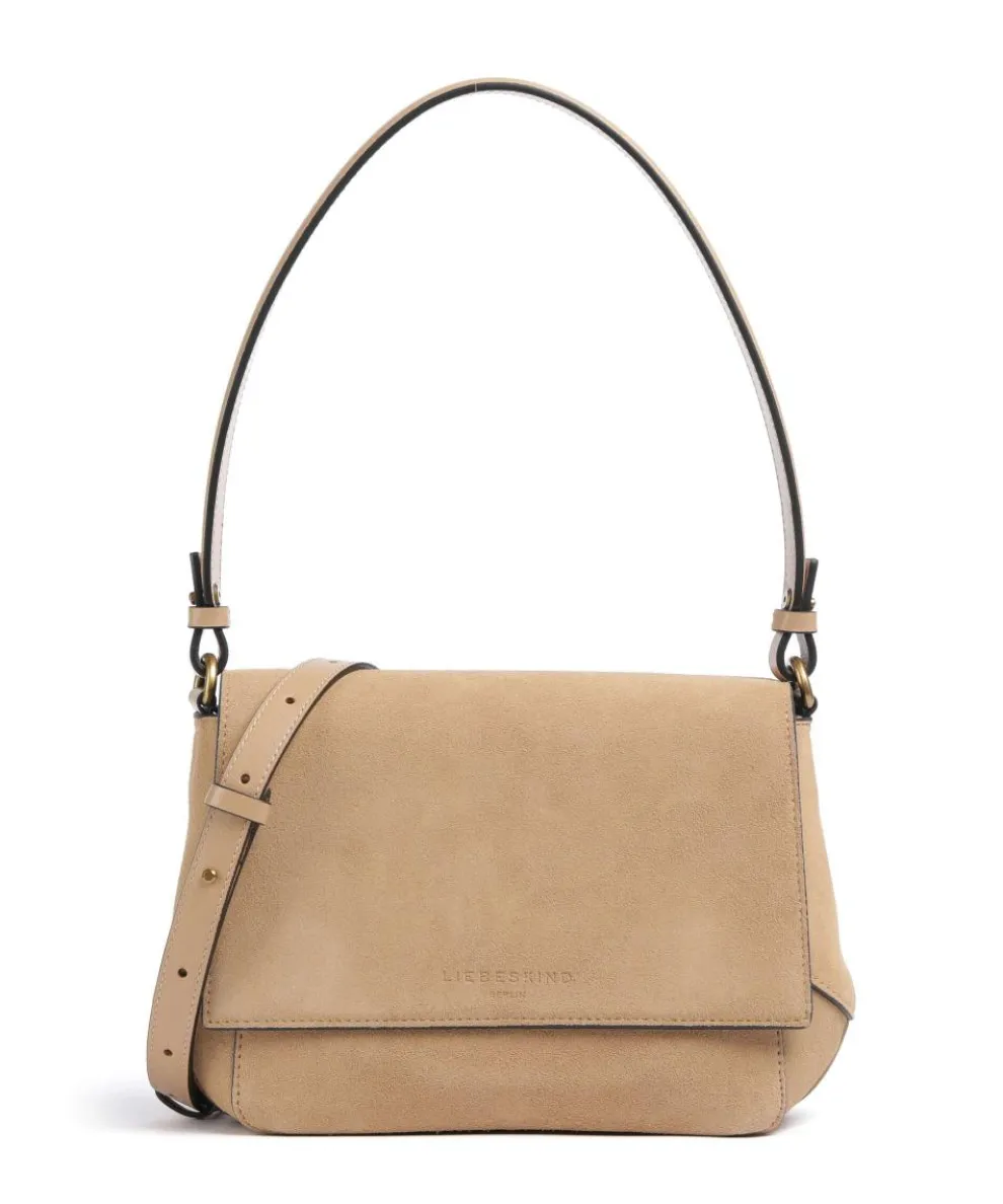 Lilly Suede M Shoulder bag velour leather beige