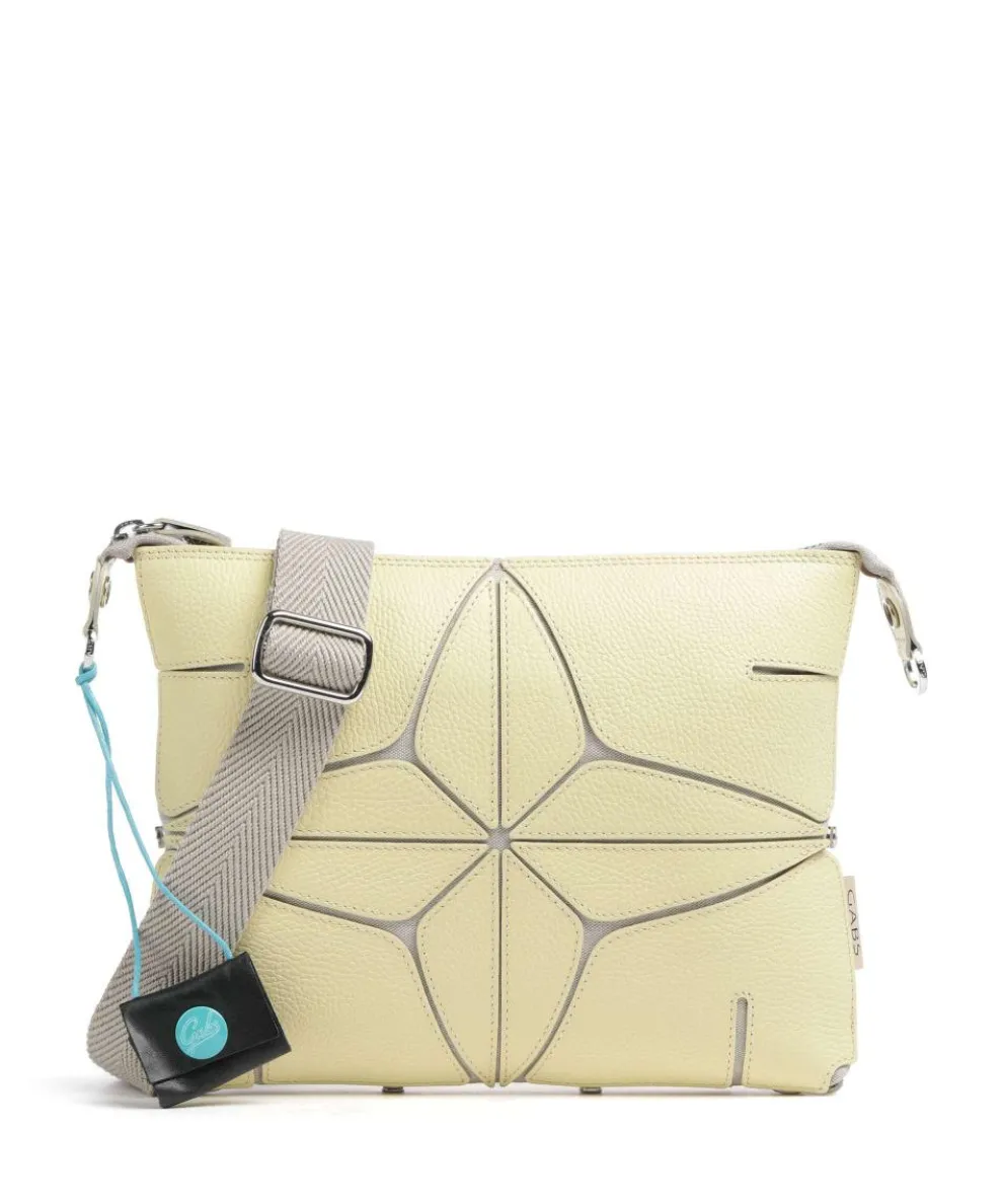Lily M Crossbody bag grained calfskin yellow