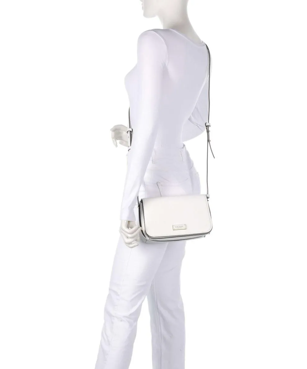 Liv Crossbody bag grained cow leather white