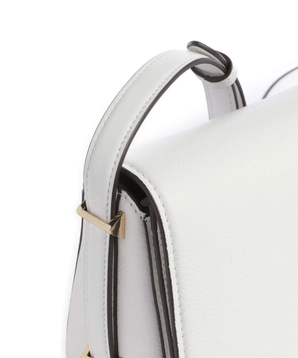 Liv Crossbody bag grained cow leather white
