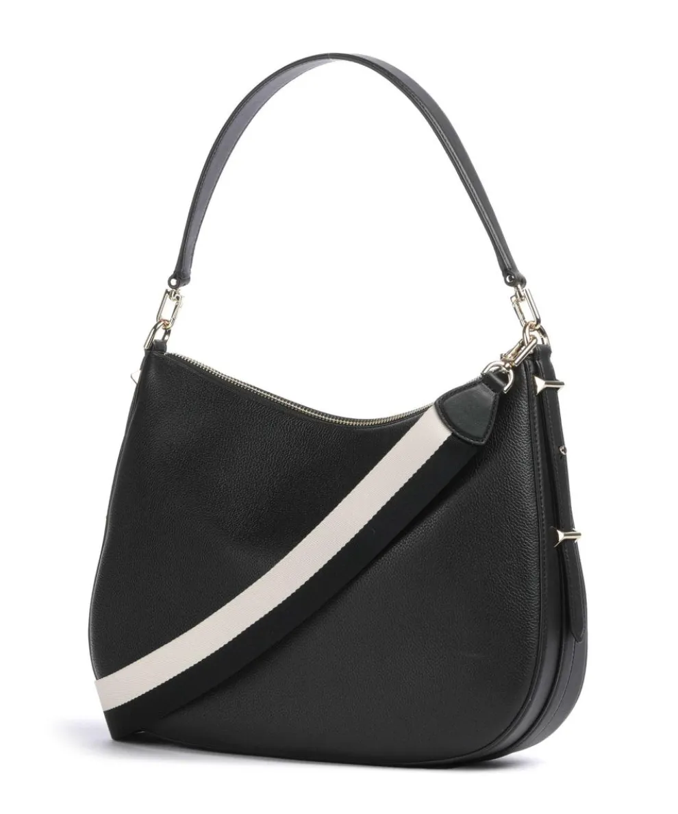 Liv Large Hobo bag grained cow leather black