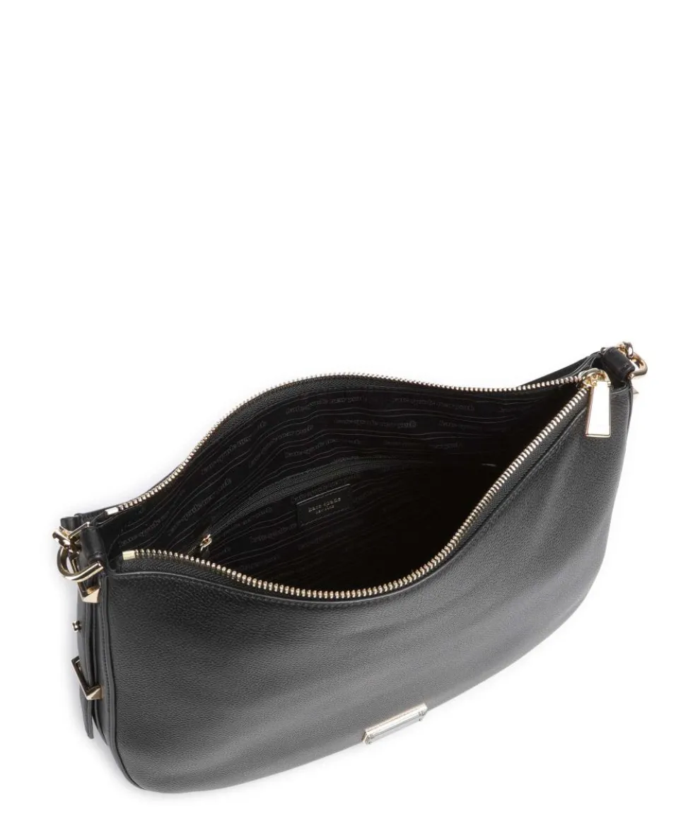 Liv Large Hobo bag grained cow leather black