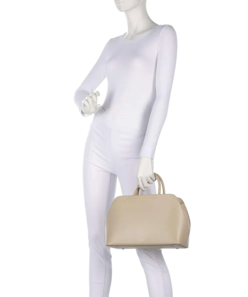 Liverpool Street Handbag fine grain cow leather beige
