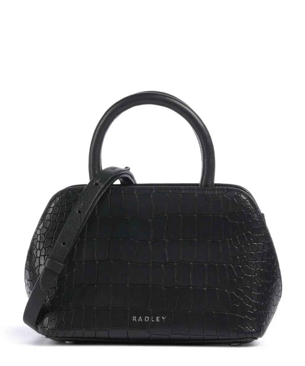Liverpool Street Icon Crossbody bag embossed cow leather black