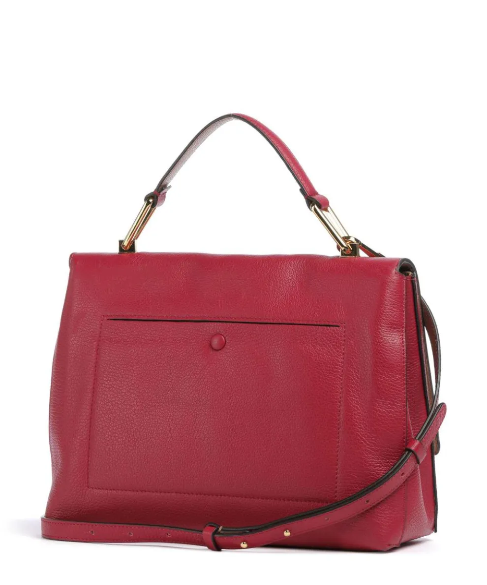 Liya Handbag grained leather red