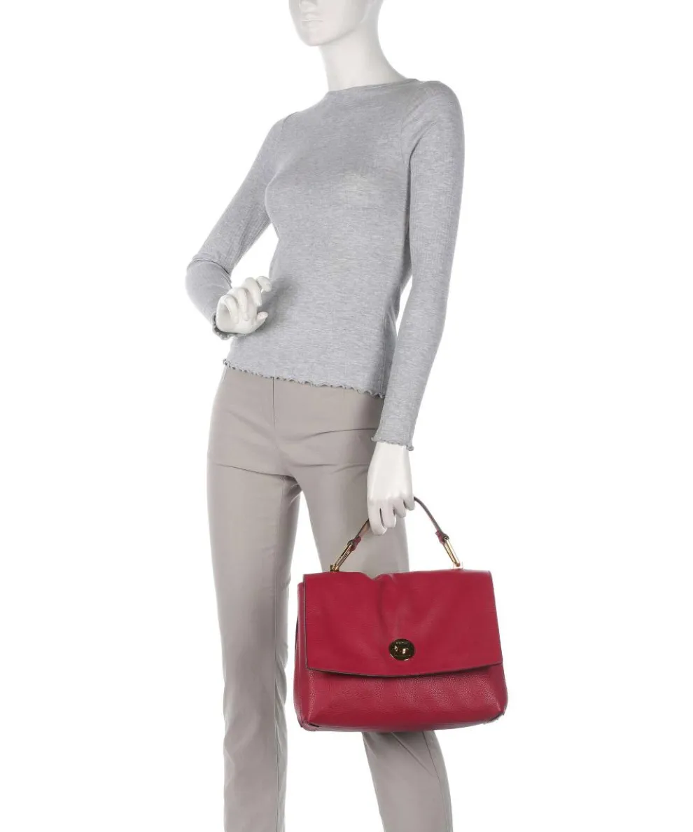 Liya Handbag grained leather red