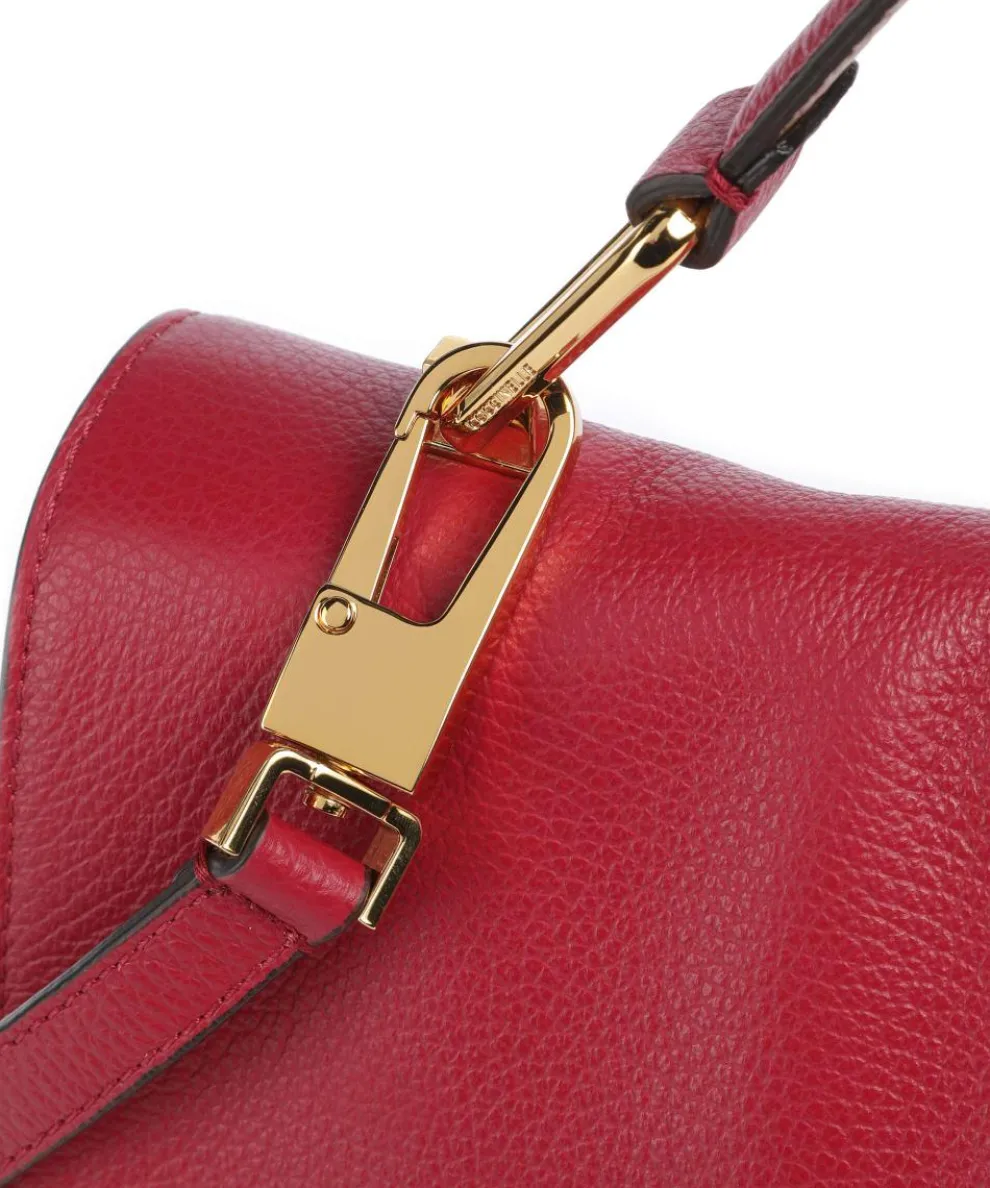 Liya Handbag grained leather red
