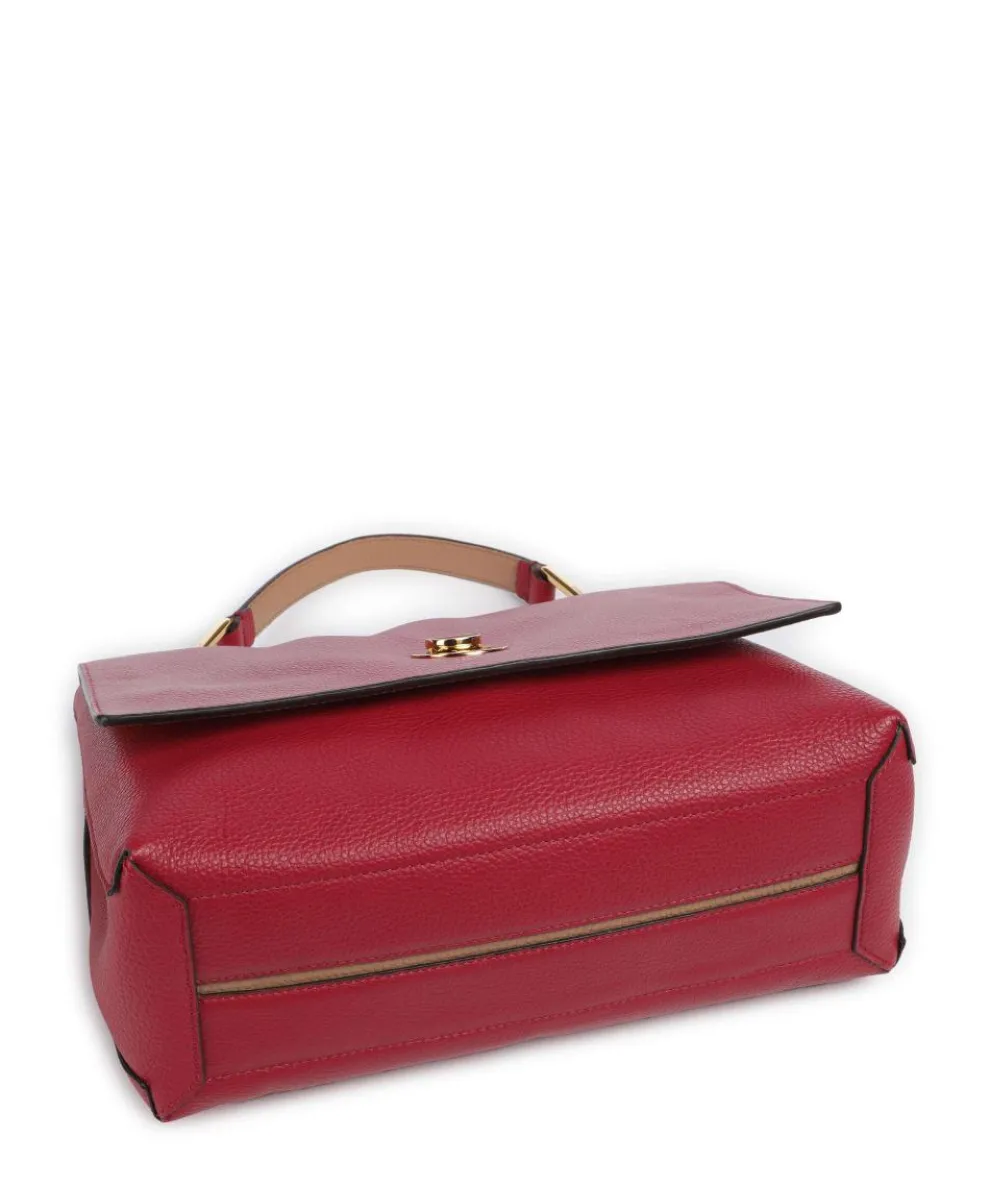 Liya Handbag grained leather red