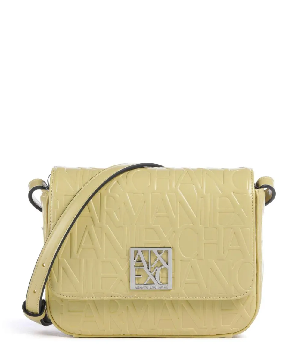 Liz M Crossbody bag imitation leather yellow green