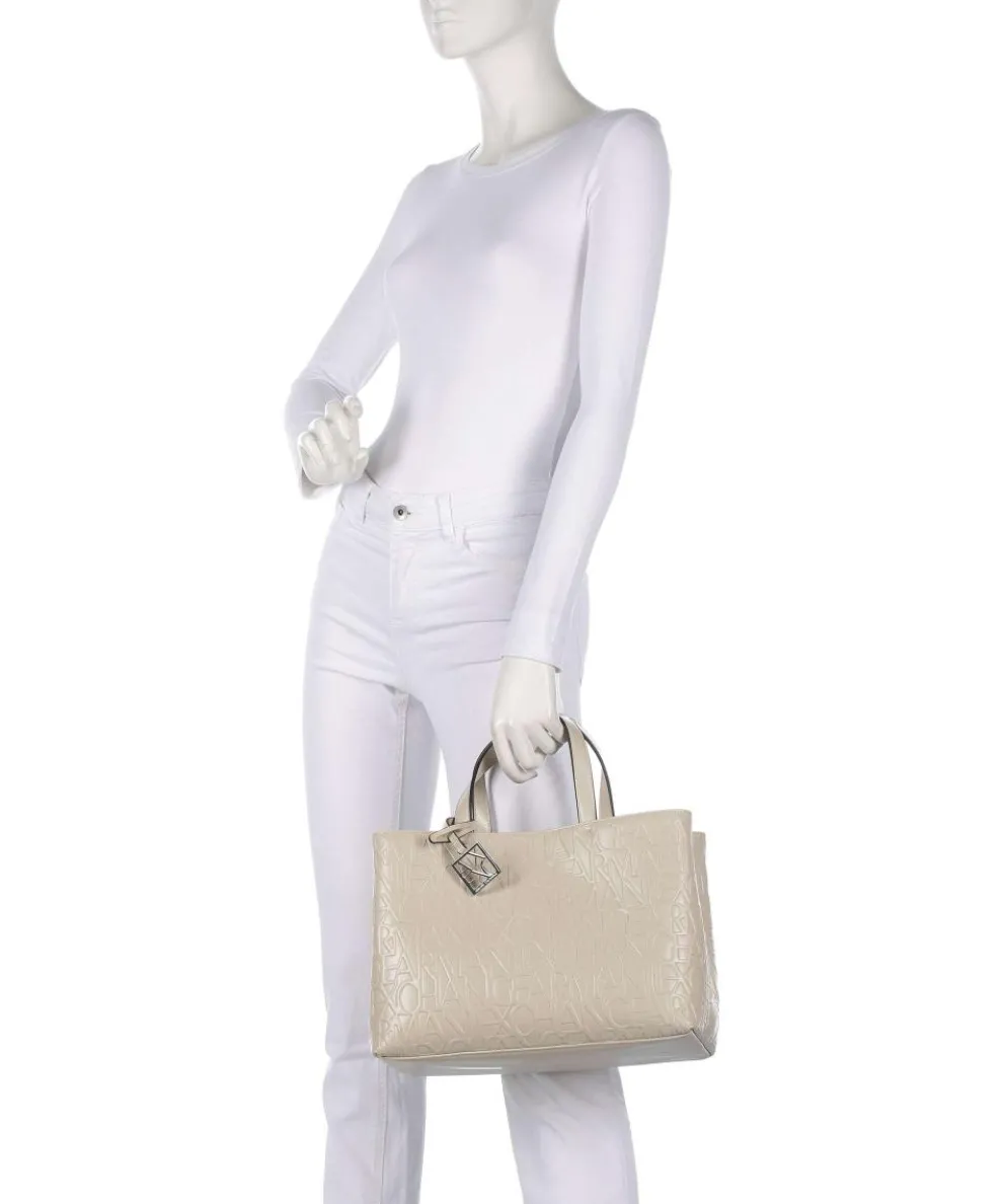 Liz M Handbag imitation leather ivory