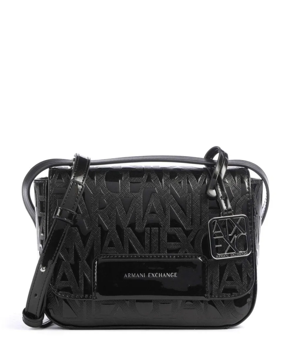 Liz Patent Crossbody bag imitation leather black