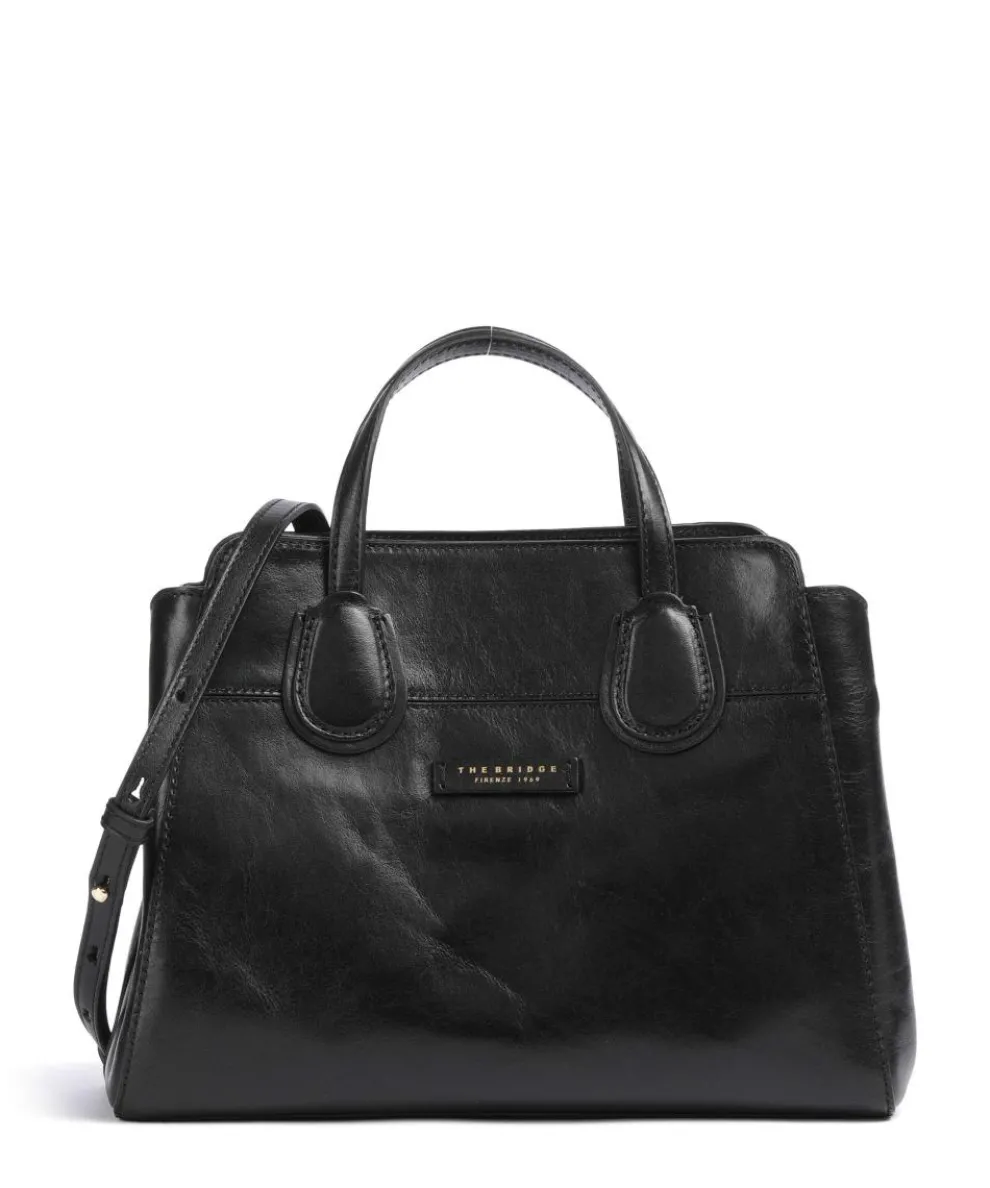 Elettra Handbag fine grain cow leather black