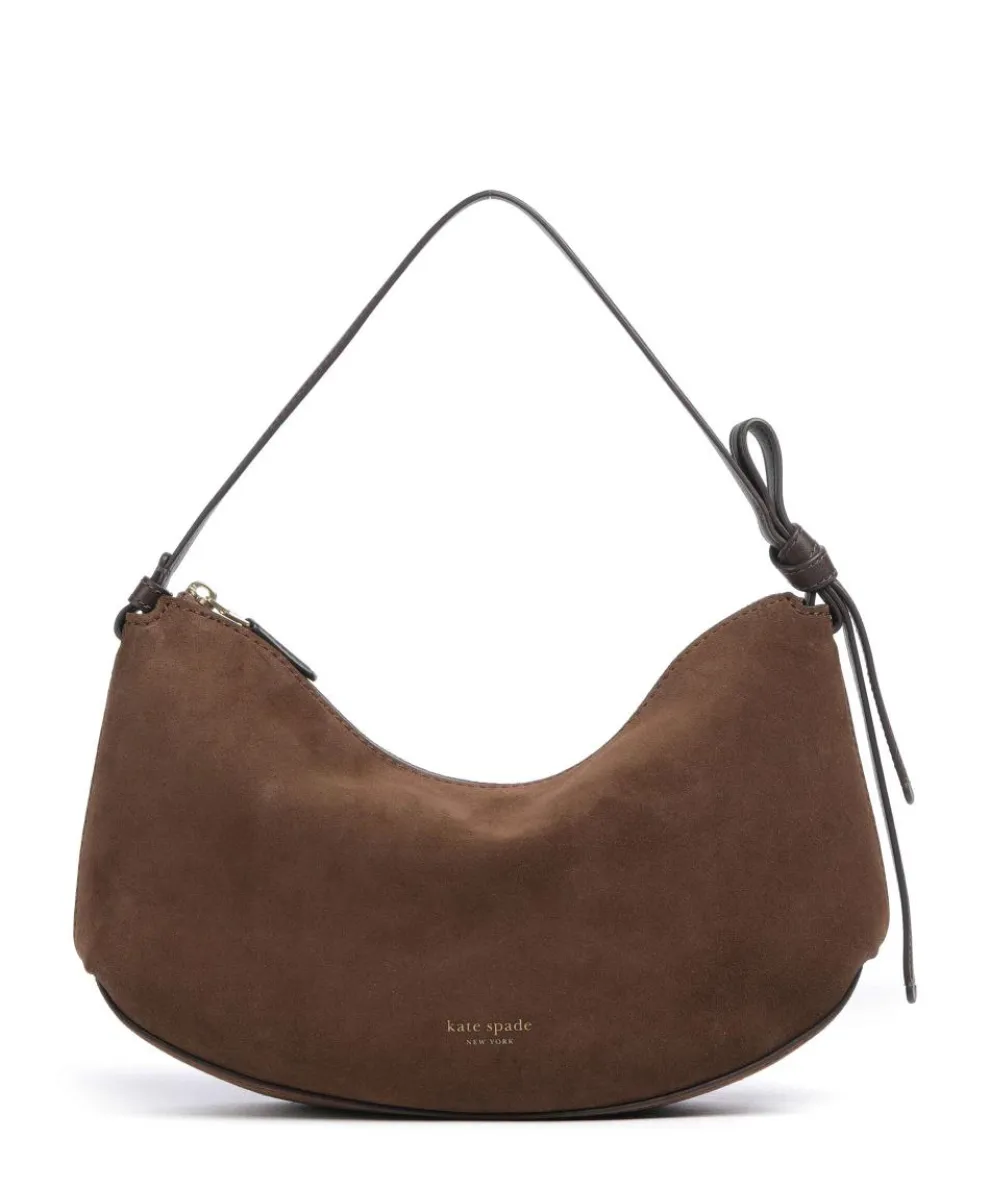 Loop Hobo bag brushed leather dark brown
