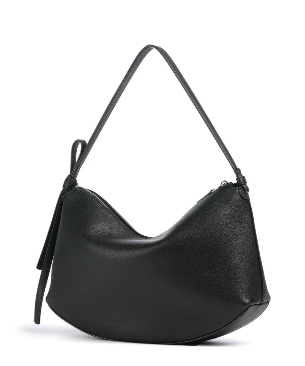Loop Large Hobo bag grained cow leather black