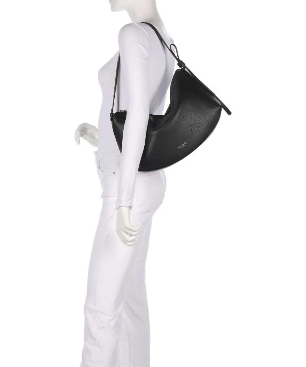 Loop Large Hobo bag grained cow leather black