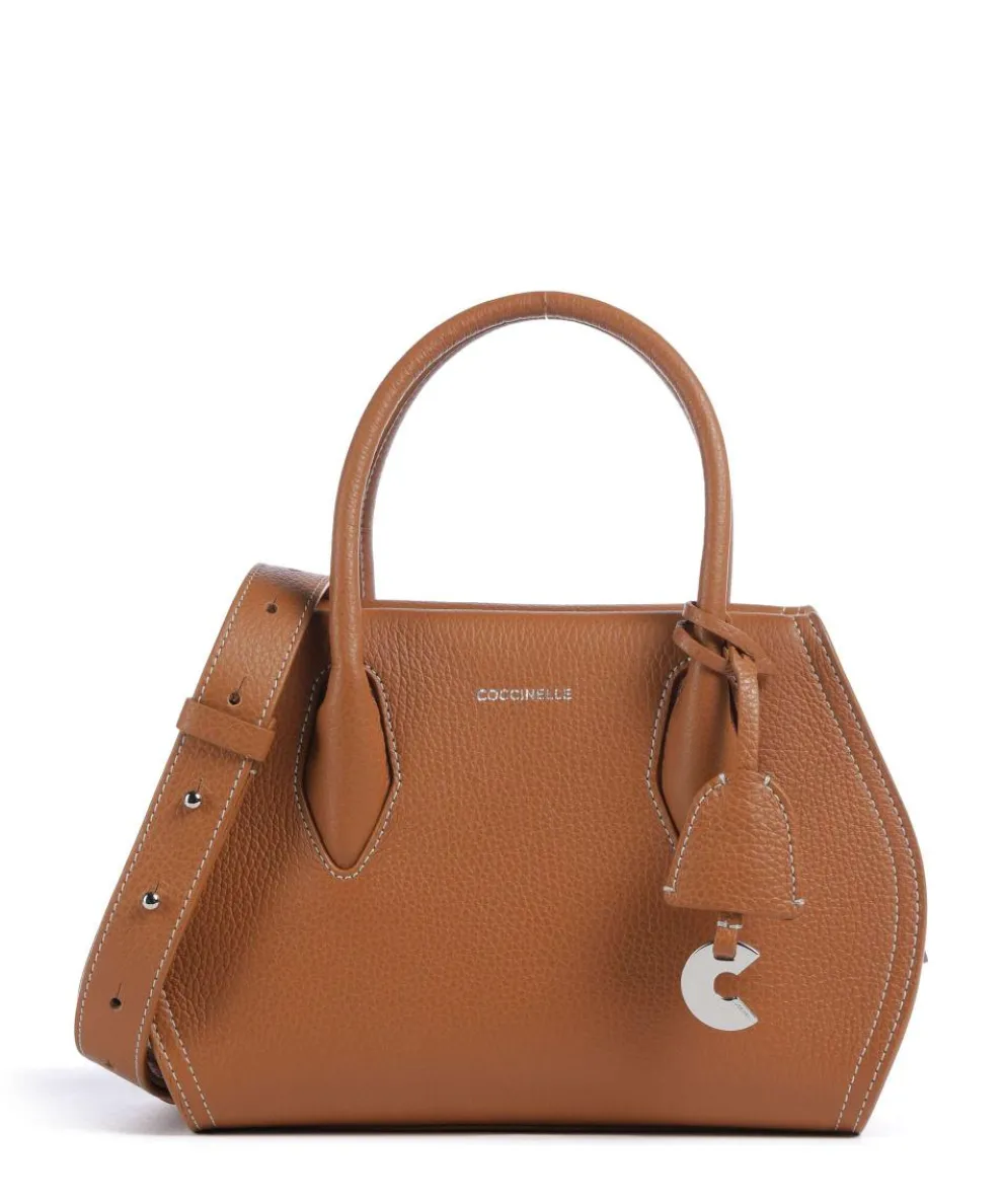 Lord Handbag grained leather brown