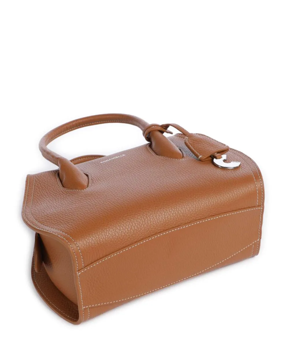 Lord Handbag grained leather brown