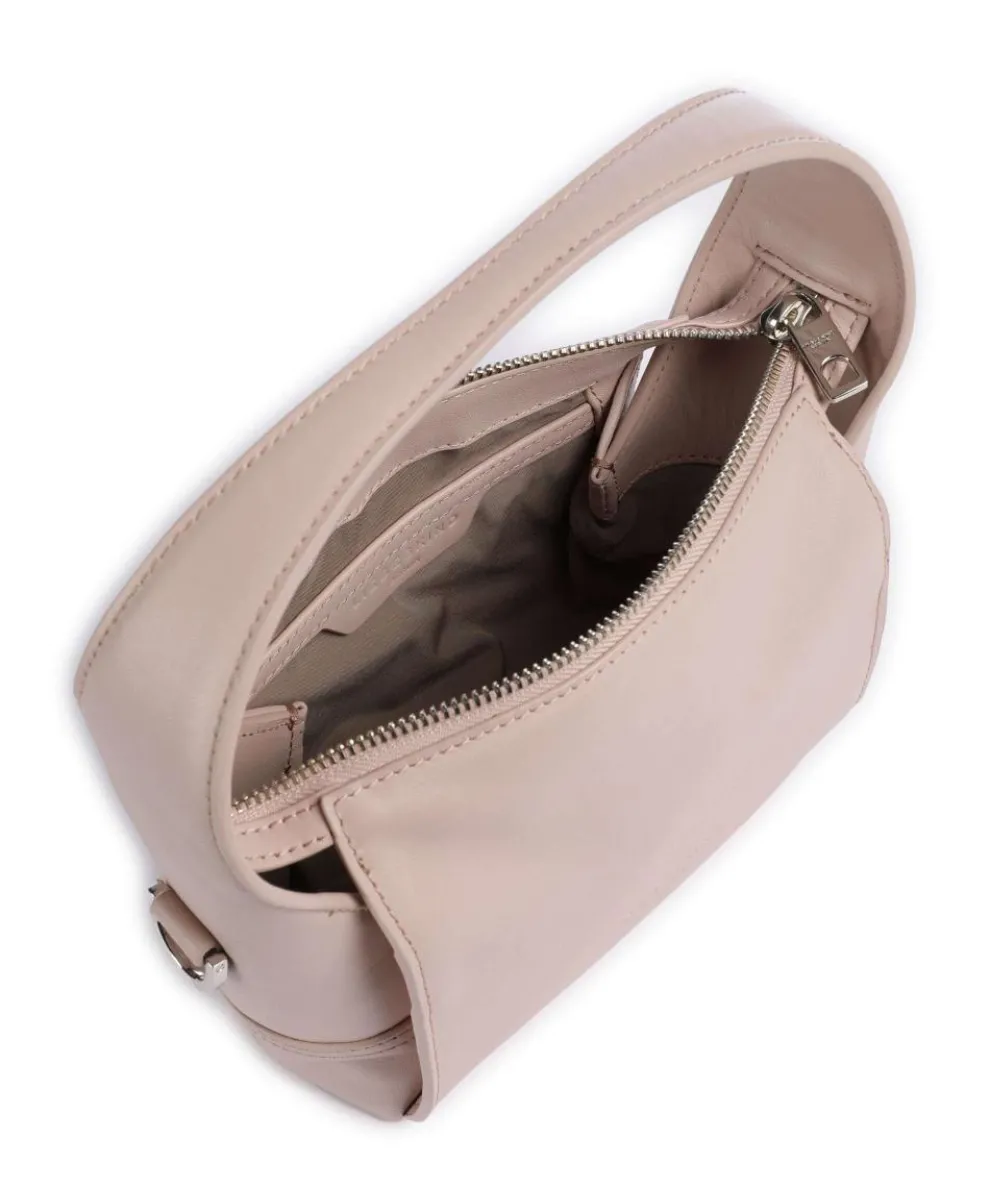 Lou 2 Calf Optic XS Crossbody bag fine grain leather rose