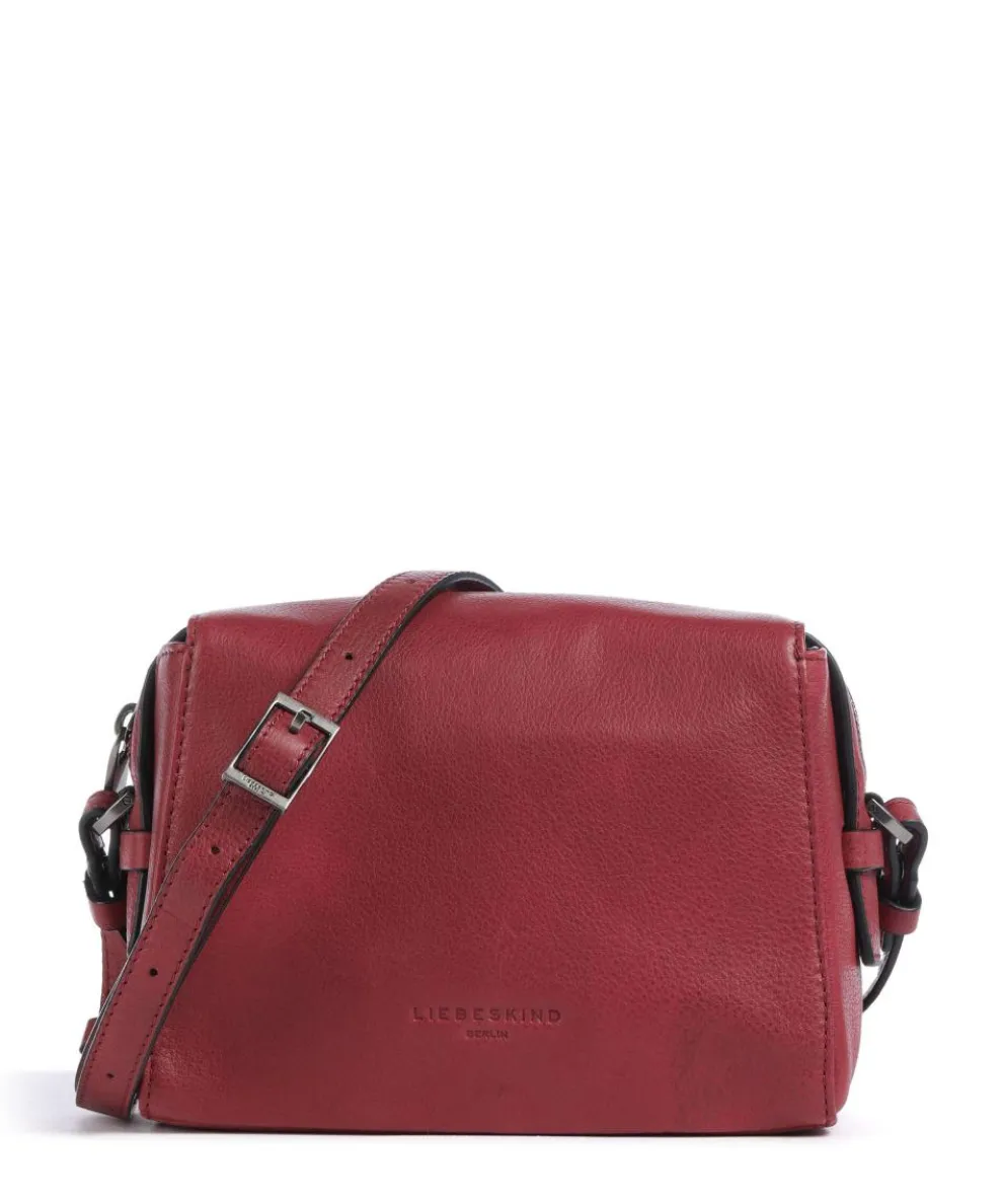 Lou 2 3D Leather S Crossbody bag grained cow leather red