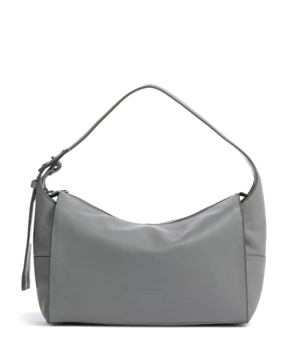 Lou Calf Optic M Hobo bag softly grained calfskin grey