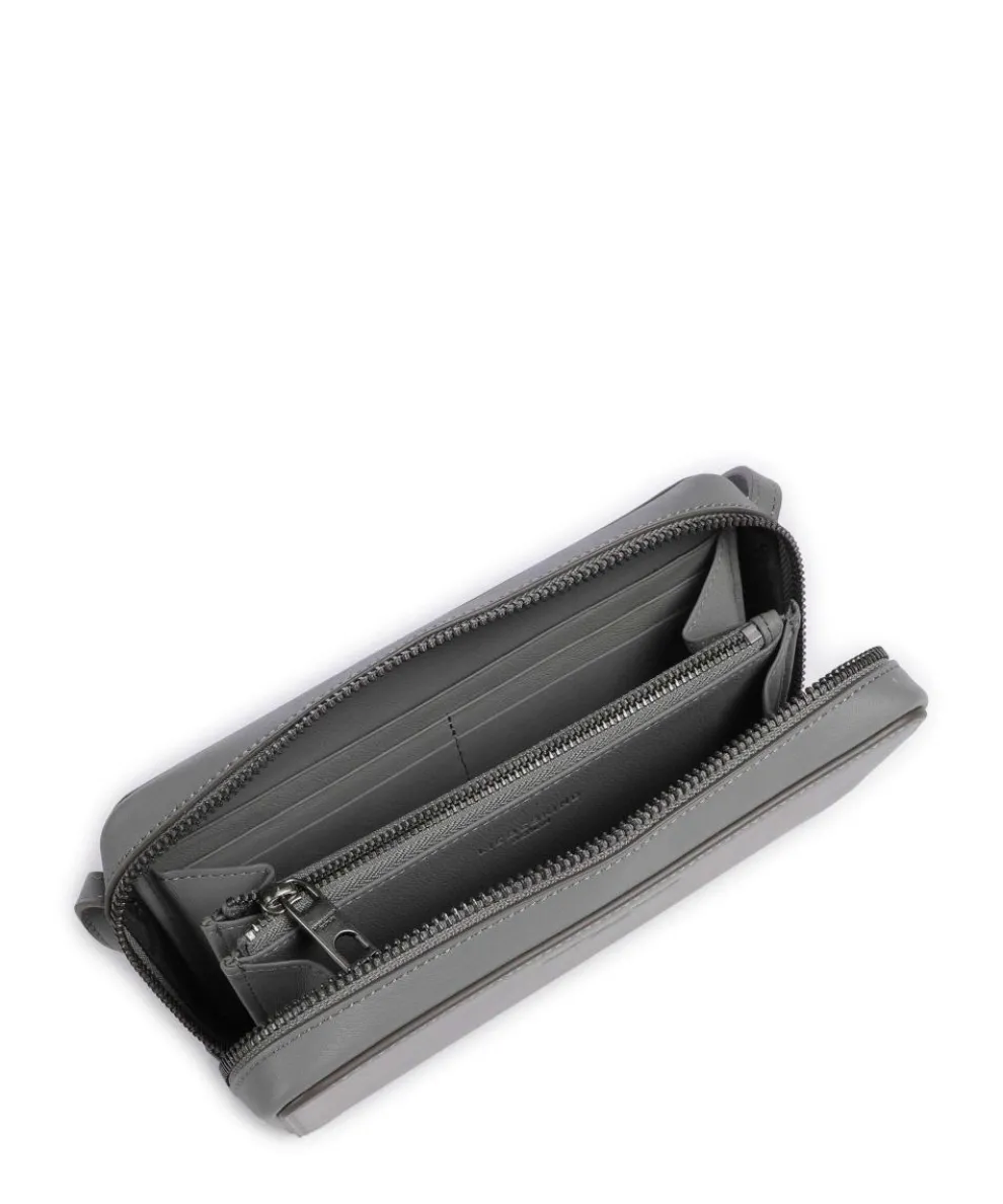 Lou Calf Optic XS Wallet nappa leather grey