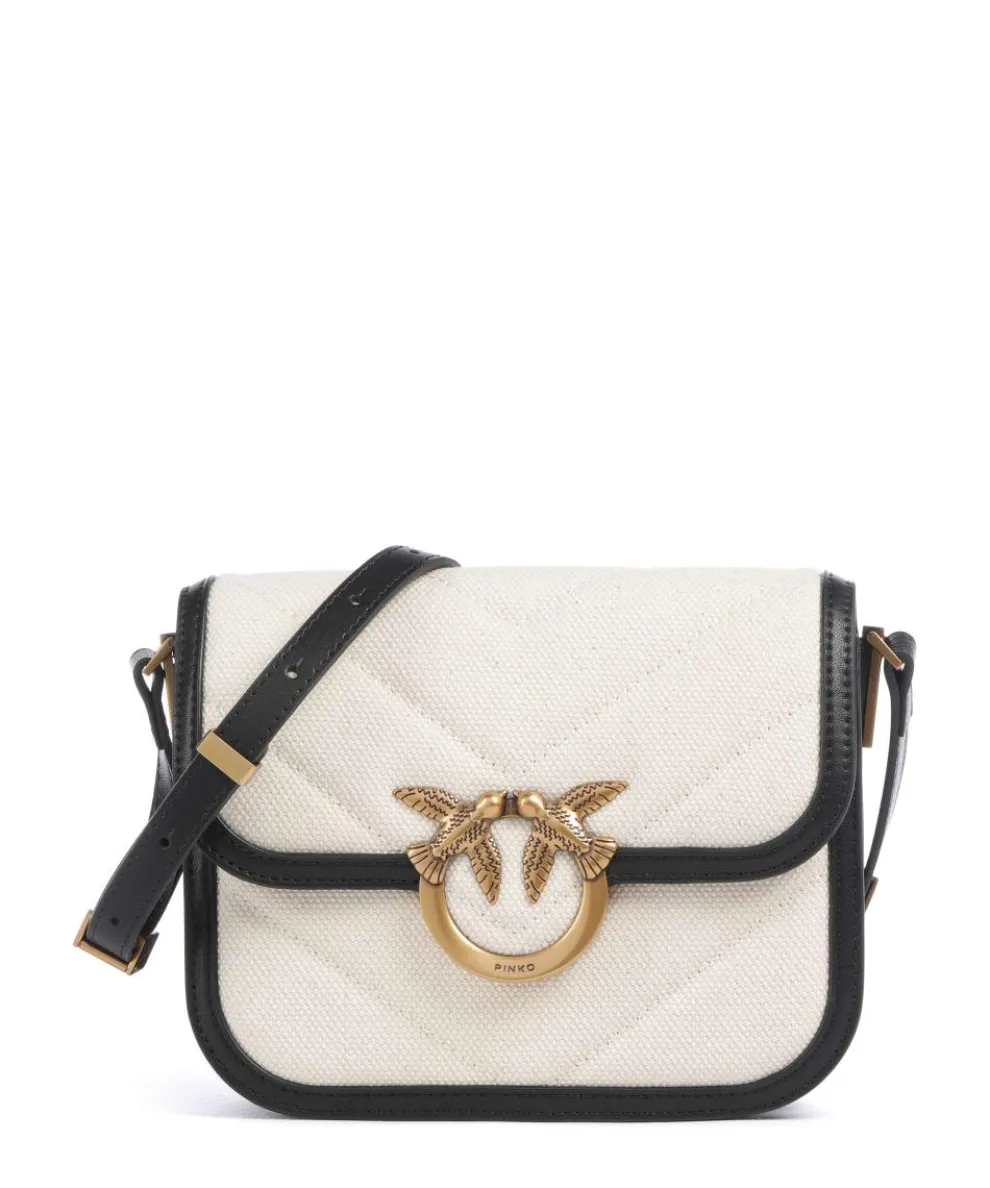 Love Box Mini Crossbody bag canvas beige/black