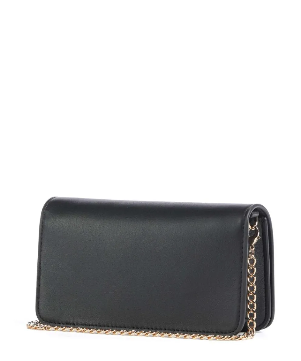 Love Embossed Crossbody bag imitation leather black