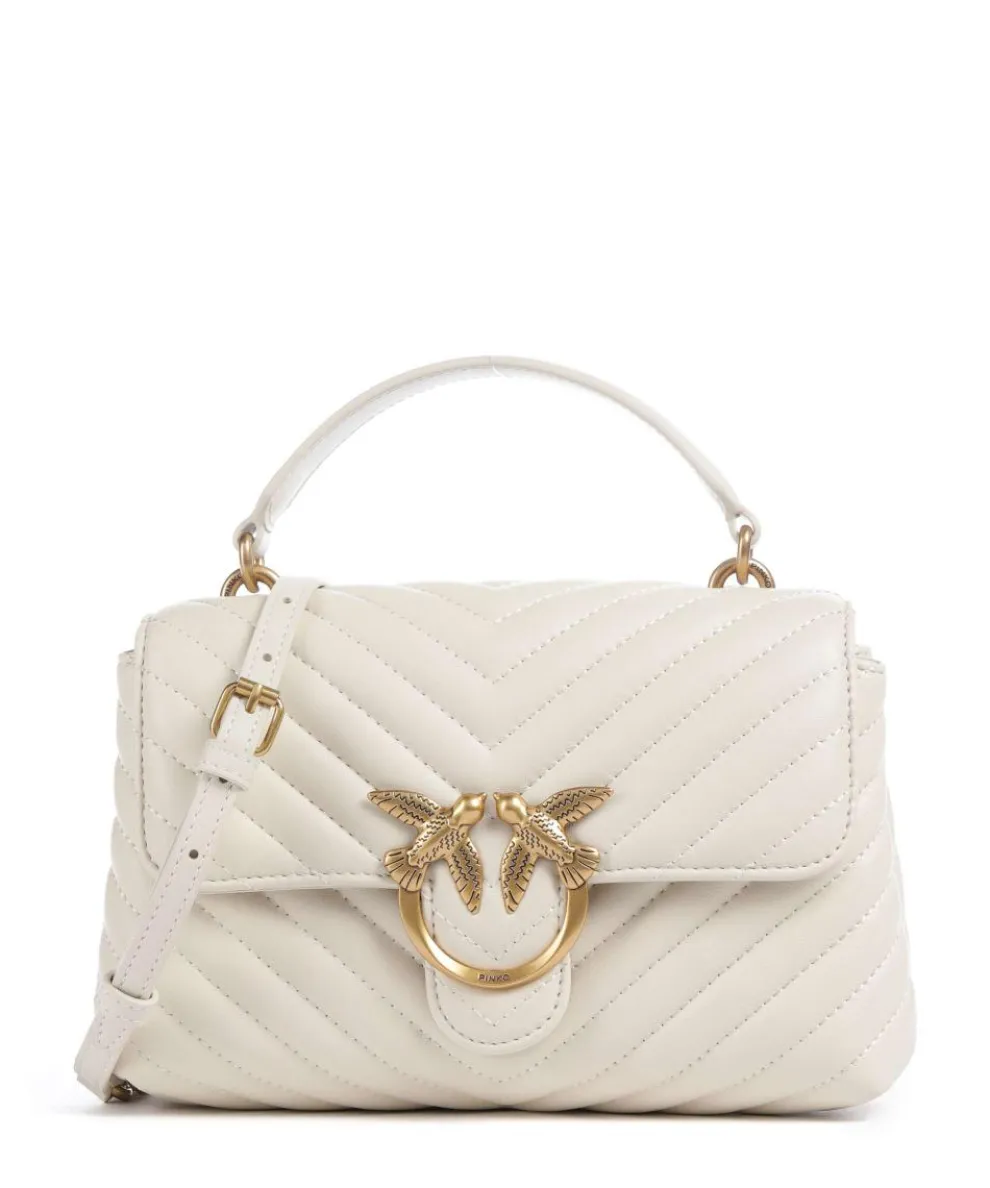 Love Lady Puff Mini Handbag sheepskin leather cream