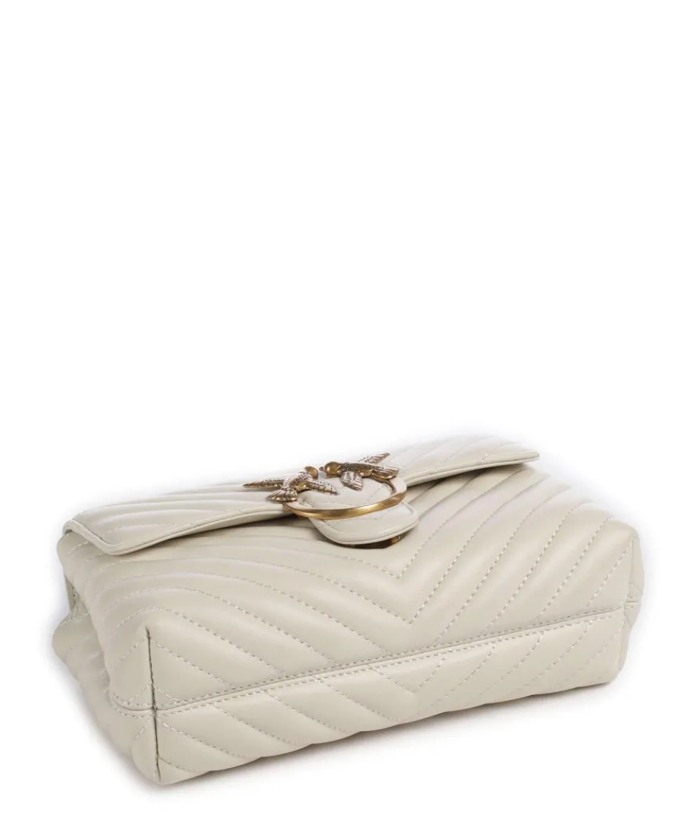 Love Lady Puff Mini Handbag sheepskin leather cream