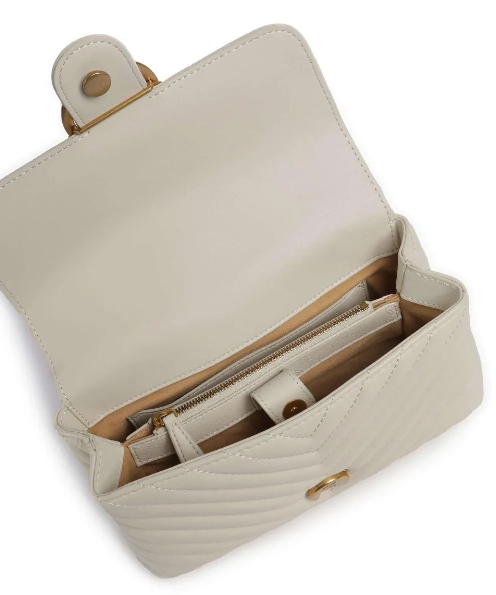 Love Lady Puff Mini Handbag sheepskin leather cream