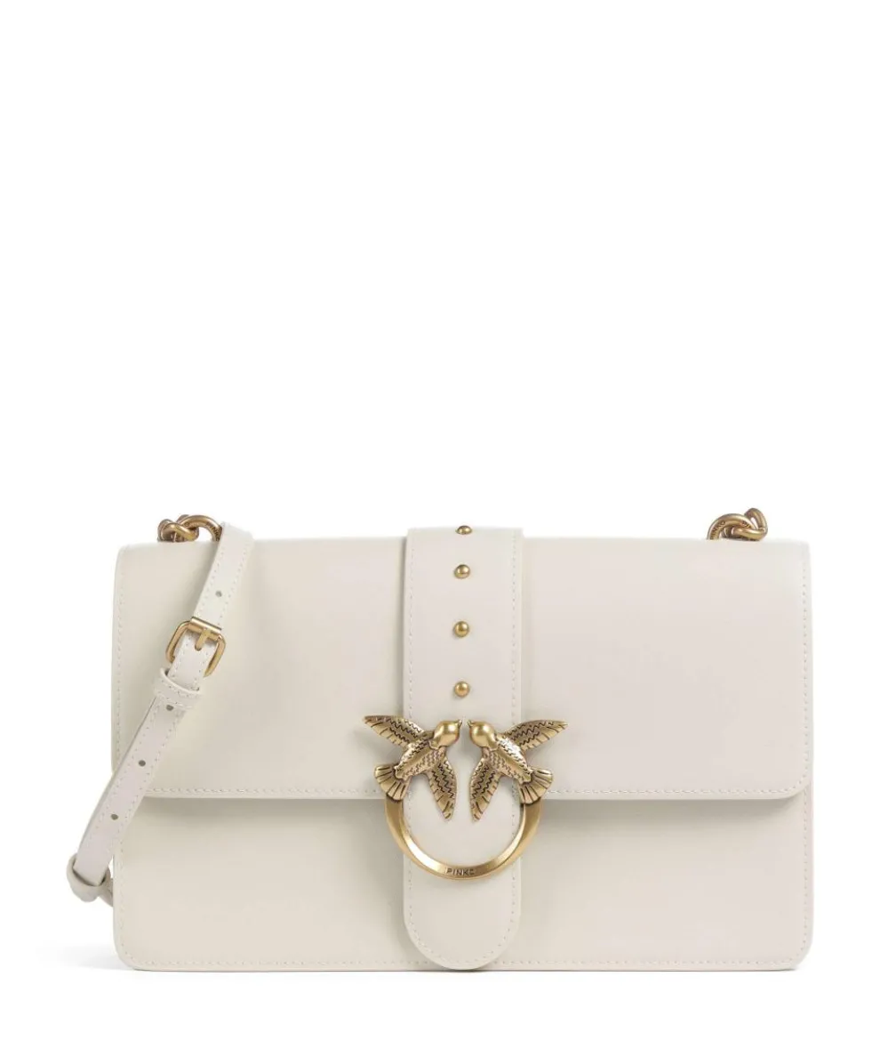 Love One Classic Crossbody bag fine grain cow leather ivory