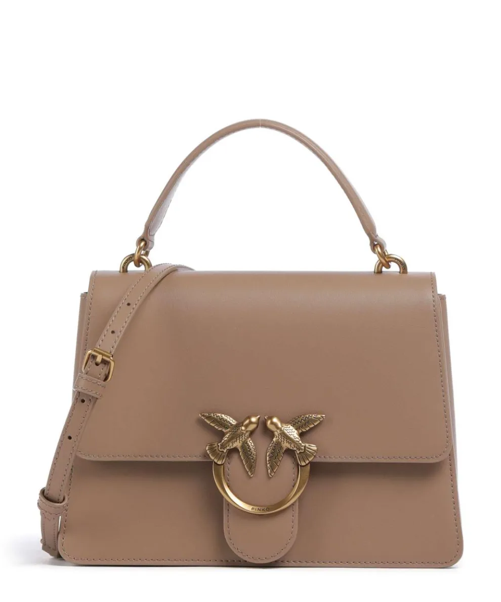 Love One Classic Handbag fine grain cow leather brown
