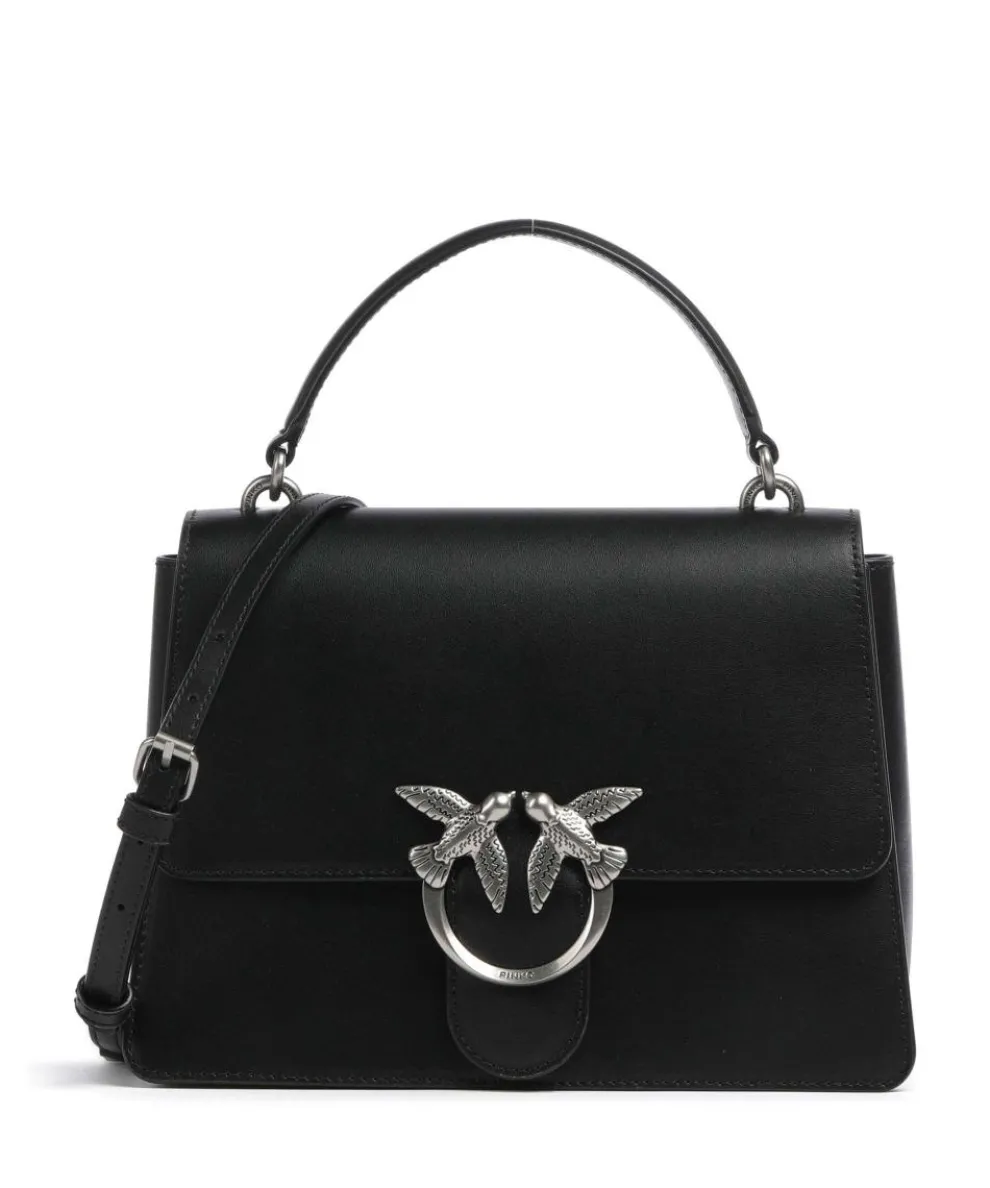 Love One Classic Handbag fine grain cow leather black