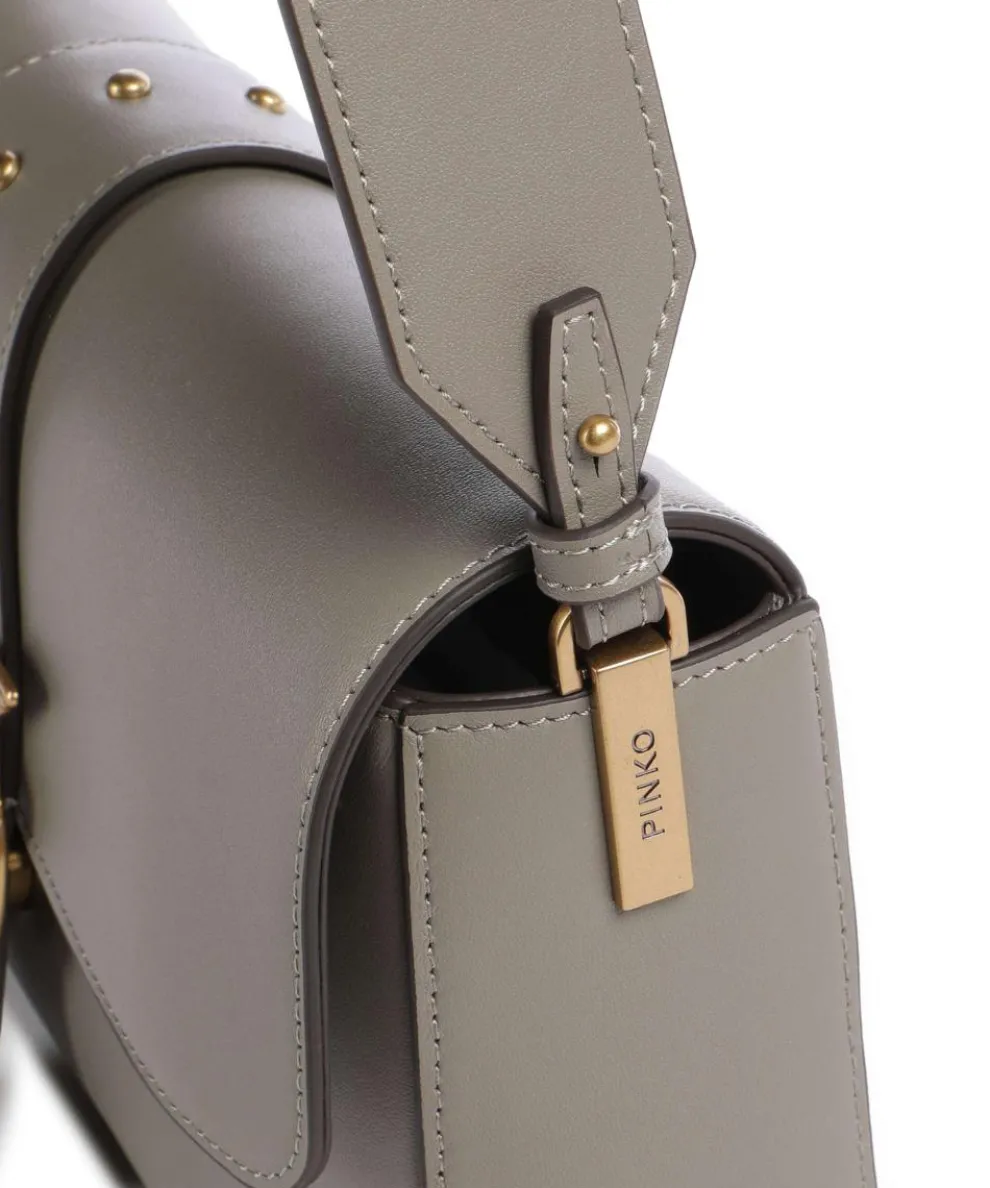 Love One Classic Slouchy Shoulder bag fine grain cow leather taupe