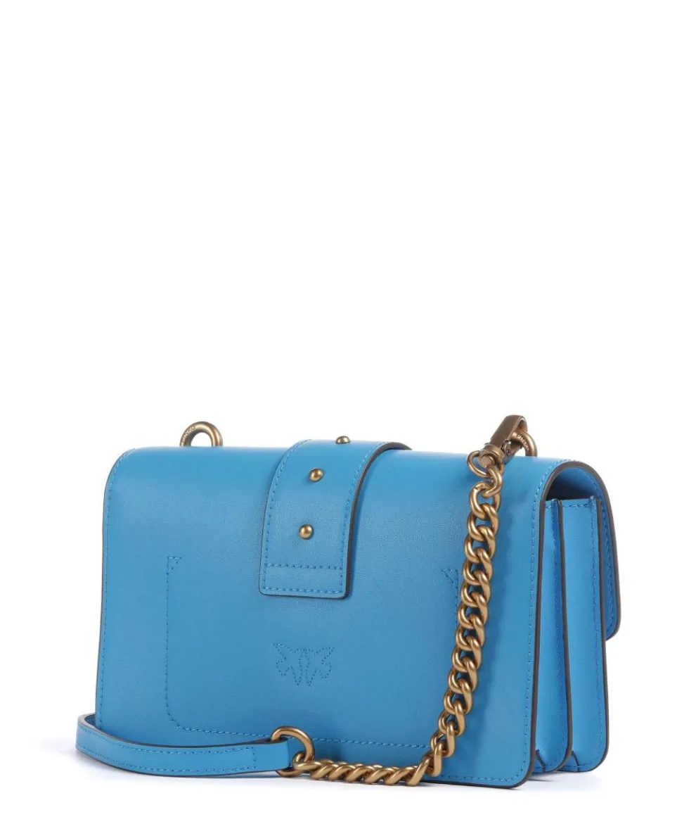 Love One Mini Crossbody bag softly grained calfskin blue