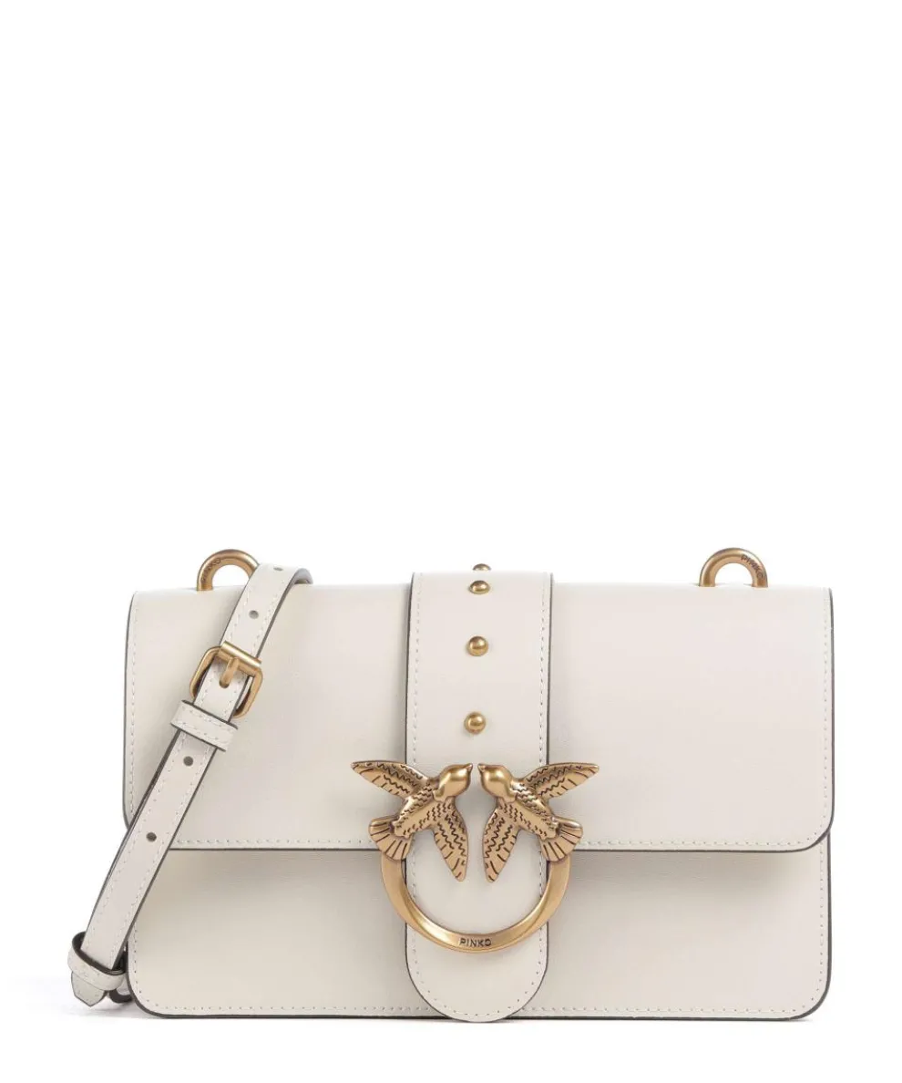 Love One Mini Crossbody bag softly grained calfskin ivory
