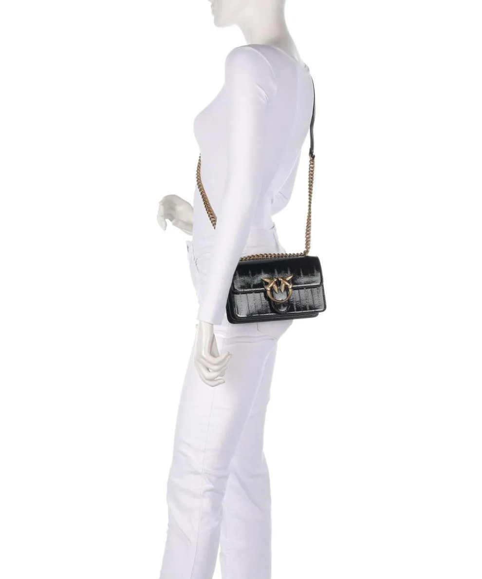 Love One Mini Shoulder bag imitation leather black