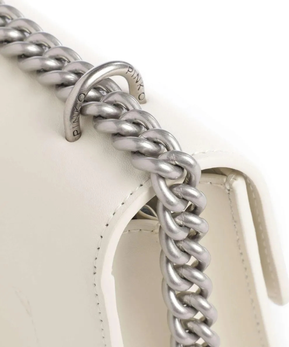 Love One Mini Shoulder bag fine grain cow leather ivory